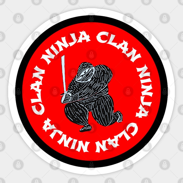 NINJA CLAN Sticker by DMcK Designs